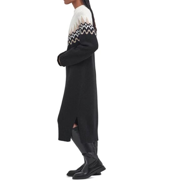 NEW Barbour Kingsford Fair Isle Sweater Dress 2510  10T5 - Picture 9 of 12